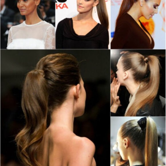 Thick Ponytail Long Clip in Hair Extension Dark Brown Hairpiece 20" - Picture 4 of 5